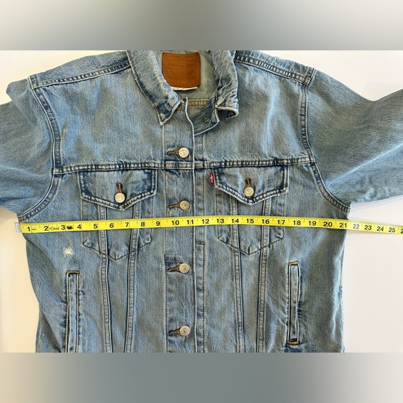 Vintage Style Levi’s Denim Jacket – Classic Trucker Style Size Large - Picture 7 of 12